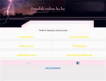 Tablet Screenshot of nofearliving.com